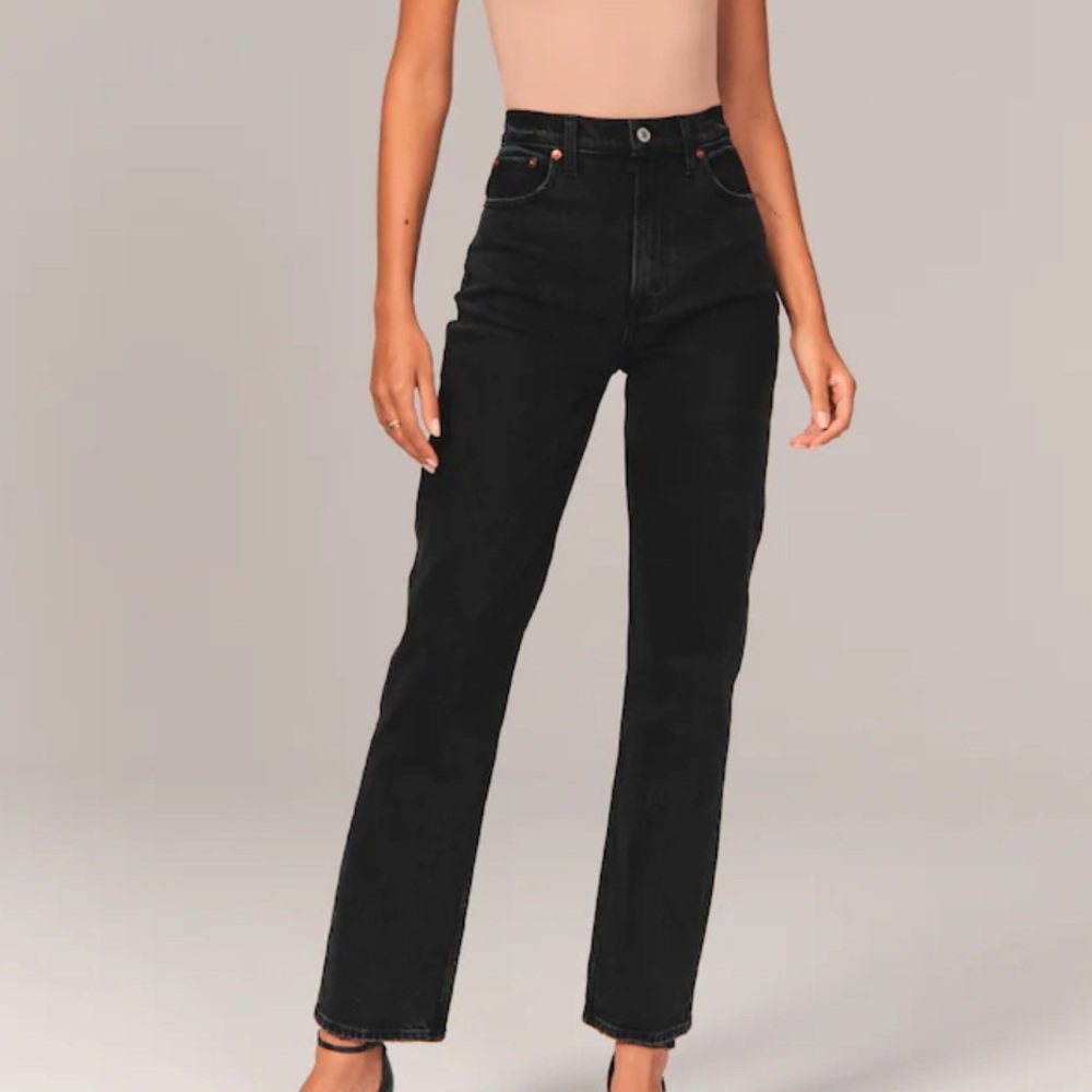 SOLD - Abercrombie & Fitch Ultra High Rise Jeans - Black